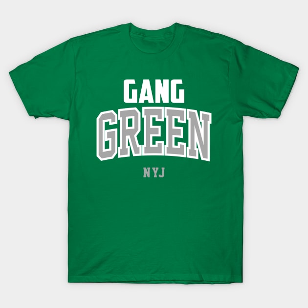 Gang Green Football New York T-Shirt by funandgames